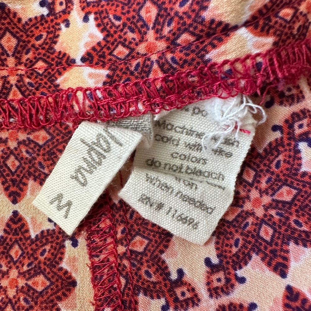 Boho Pattern Shorts With Belt - Picture 3 of 3